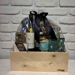 Red and White Wine Gift Basket